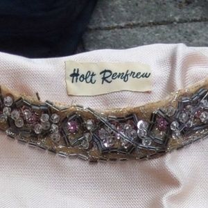 Vintage 60s Holt Renfrew beaded dress